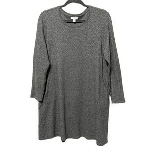 J. JILL Purejill Long Sleeve Pocket Shirt Dress L